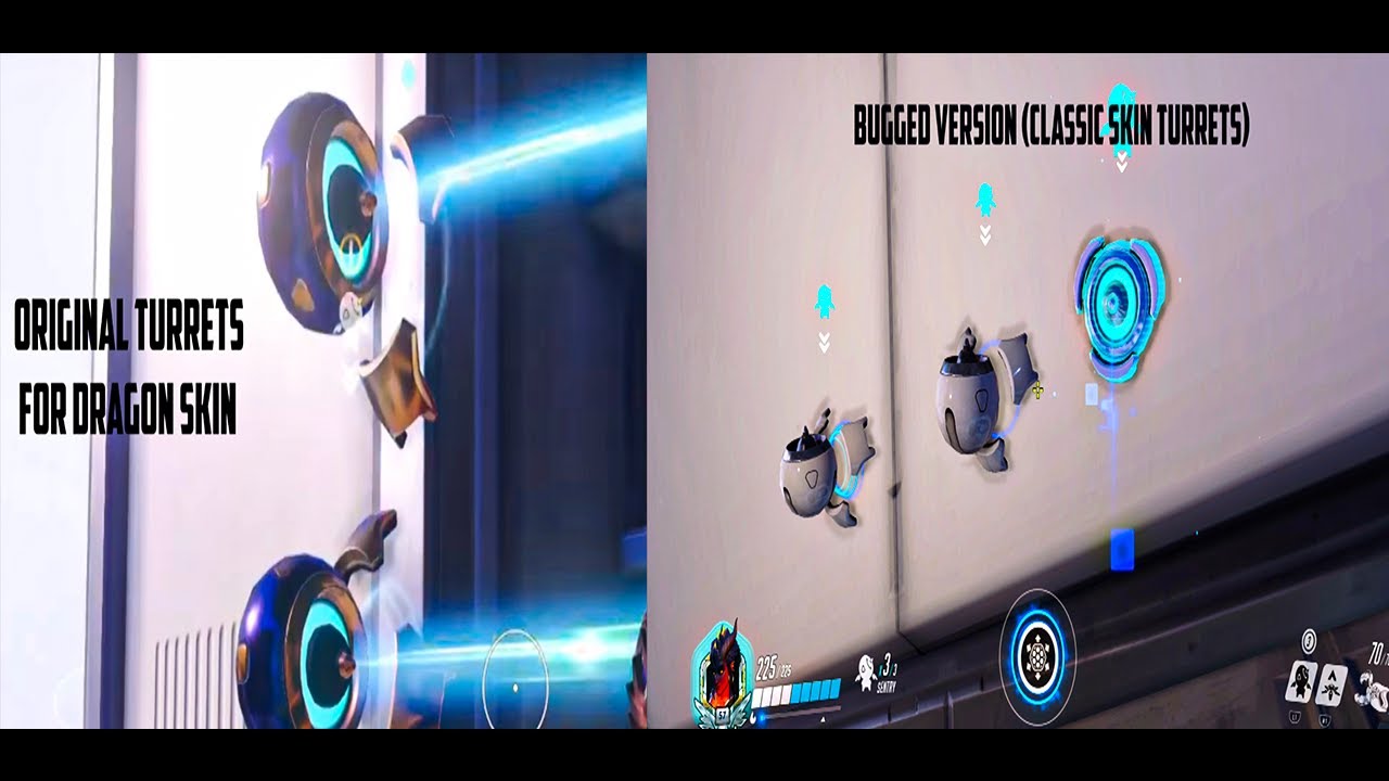 Symmetra Dragon Skin Turret Bug.
