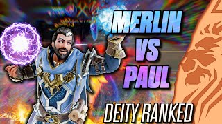 SMITE 2 MERLIN MID VS PAUL'S SUN WUKONG! (BIG W)