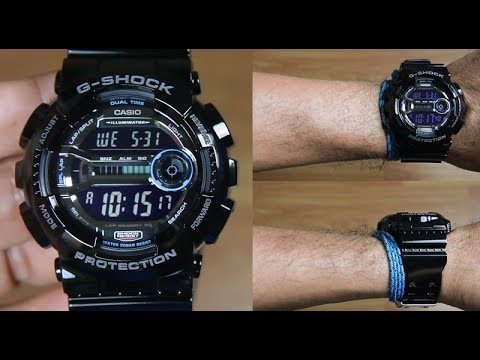 CASIO G-SHOCK GD-110-1 GLOSSY BLACK - UNBOXING