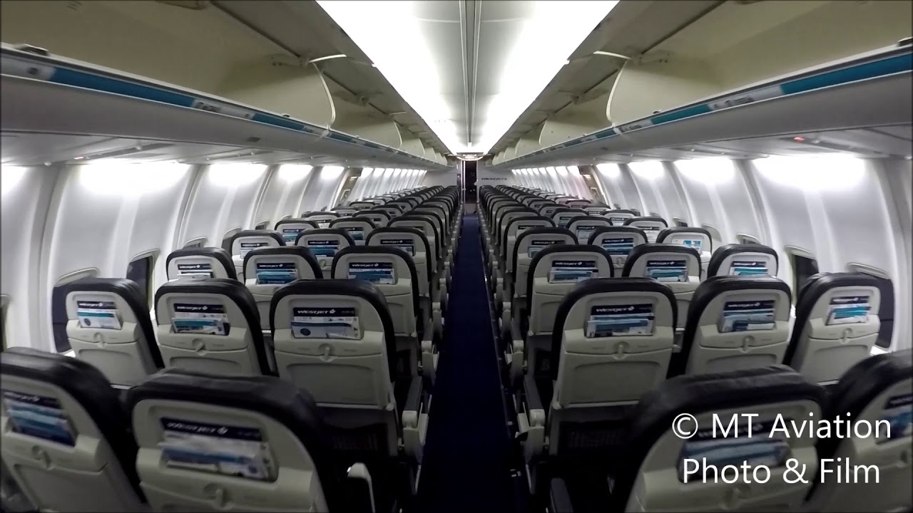 Westjet Boeing 737 700 Cabin Tour Youtube