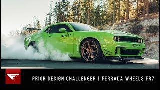Ferrada Wheels FR7 | NEW FINISH *MATTE BRONZE* | Dodge Challenger Prior Design Widebody