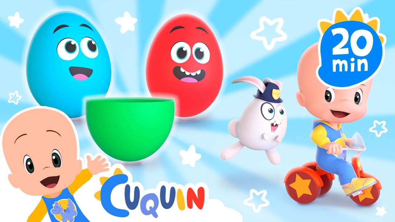 Huevos sorpresa burlones con Cuquín | Atrapando a los conejos ladrones y más vídeos de Cuquín