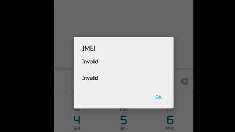 How to fix invalid IMEI in Android without pc