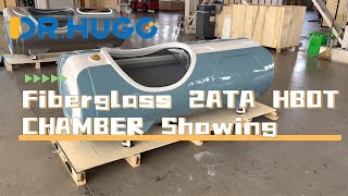 Fiberglass 2ATA Hard Lying Hyperbaric Oxygen HBOT CHAMBER TimeCapsule F780+ Showing