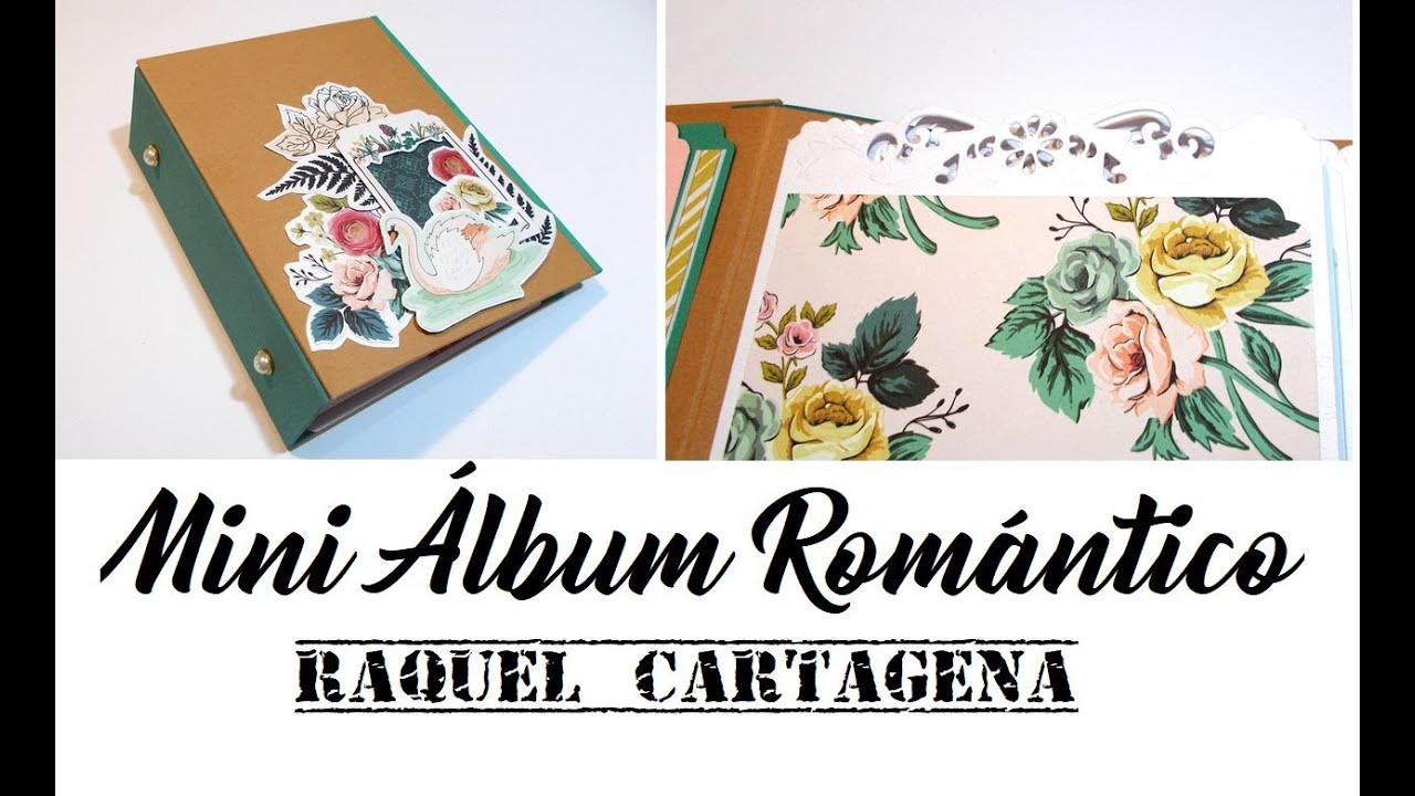 Mini Album ROMANTICO con BigShot Plus    Splendor de My Minds Eye DIY TUTORIAL scrapbooking