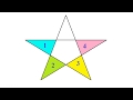 Number of triangles in star