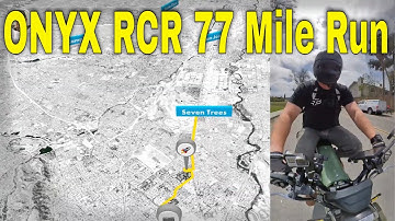 ONYX RCR // 61Ah Custom battery // Range Test #1 - 77 miles