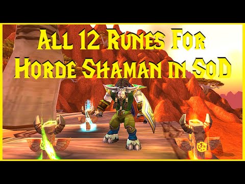 Season Of Discovery: All 12 Runes For Horde Shaman In Sod