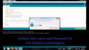 Arduino Yun Shield Tutorial #2 -- Console Read Example