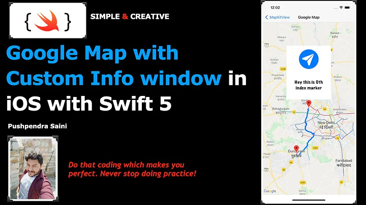 Google Map with Custom Info window in iOS with Swift 5