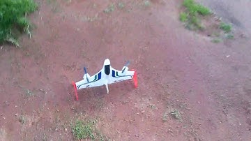 XK X420 tail-sitting VTOL RC airplane (Maiden flight day)