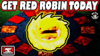 GET " RED ROBIN " TODAY  ! / " In The Face of RED " Badge/ Time limited   / Bear Alpha
