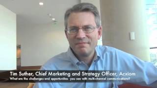 Customer Intelligence Forum Video Blog: Tim Suther, Acxiom
