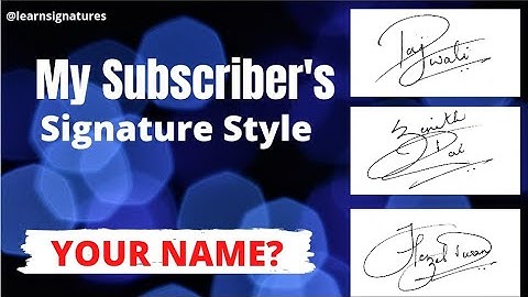 Your name signature style All letter signature style. How to do sign. signature kaise kare aapka