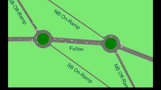 Fulton Traffic Design Reconstruction Synchro Simulation