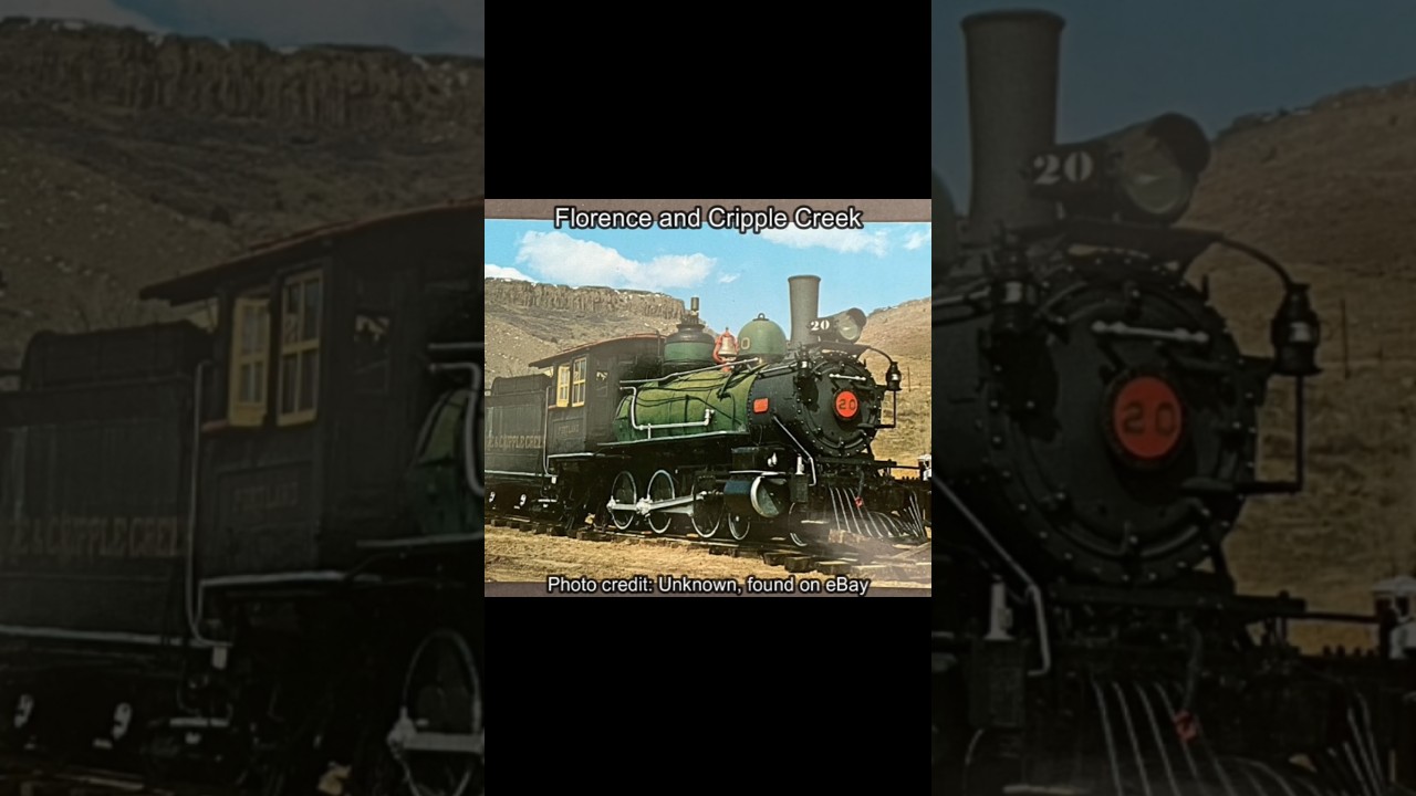 Rio Grande Southern 20 (the CRM/Hyce locomotive) originated from the Florence and Cripple Creek