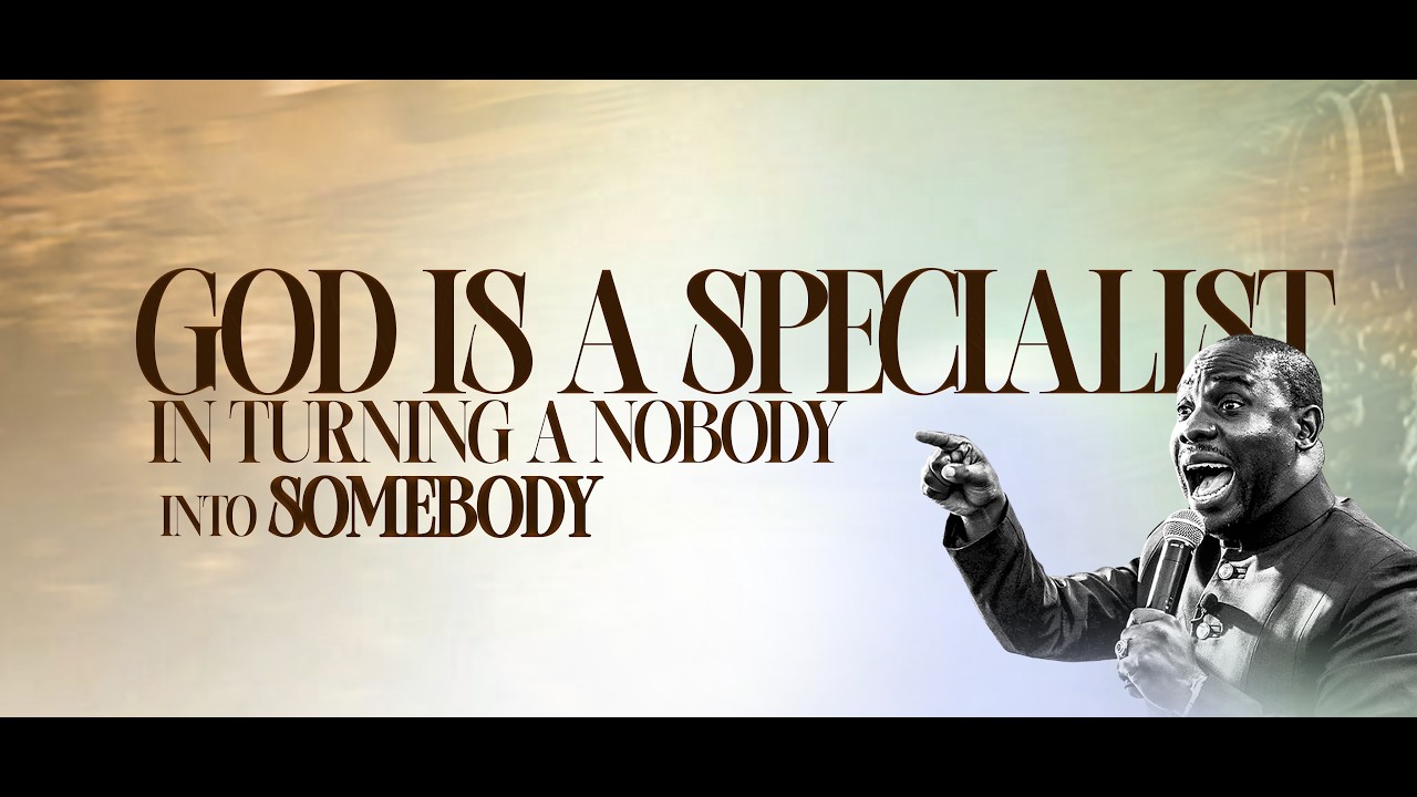 God is a Specialist In Turning A Nobody Into Somebody  |Live in Cape Town 3  March 2026