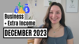 December 2023 Income Report | YouTube, Etsy, Credit Cards, FB Marketplace + Business Expenses