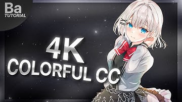 4k COLORFUL Cc | Blurrr App Tutorial Android/IOS