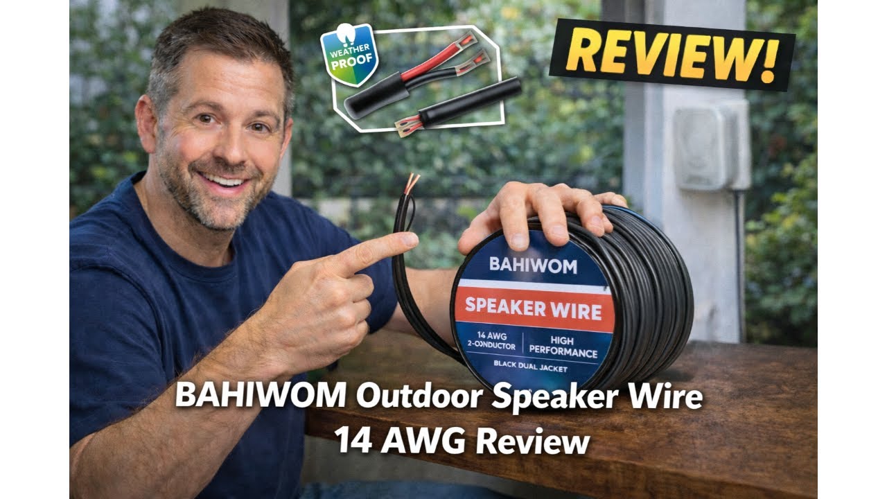 🔌 BAHIWOM Outdoor Speaker Wire 14 AWG Review – Worth It Before You Buy? 🔌