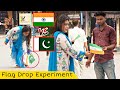 INDIAN FLAG VS PAKISTANI FLAG | FLAG DROPPING SOCIAL EXPERIMENT IN PAKISTAN @That Was Crazy