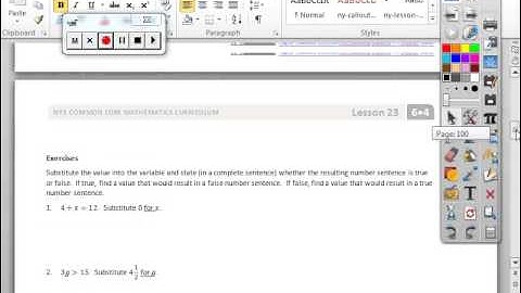 Lesson 23 True and False Number Sentences