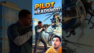 চলন্ত Helicopter-এর Pilot-কে Headshot! 🤯 Franklin Epic Sniper | GTA V Bangla Shorts