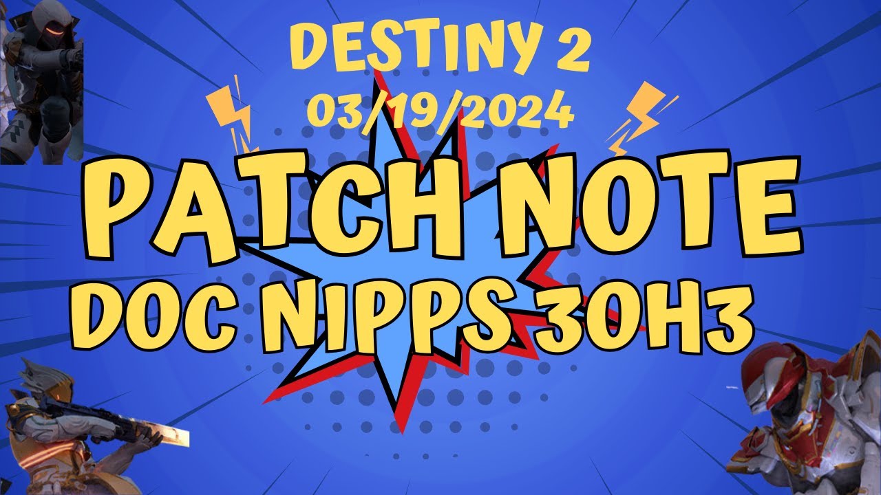 SUPER AWESOME DESTINY 2 UPDATE 7.3.5.2 3/19/2024