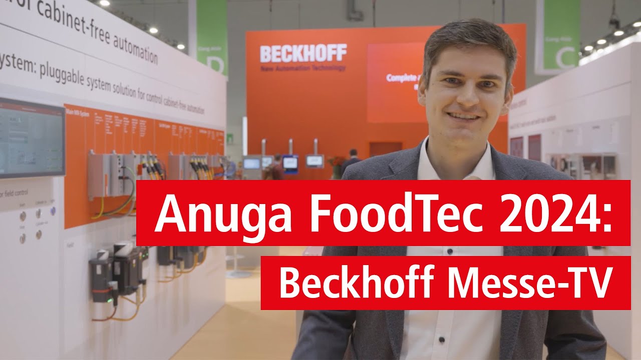 DE | Anuga FoodTec 2024: Beckhoff Messe-TV - YouTube