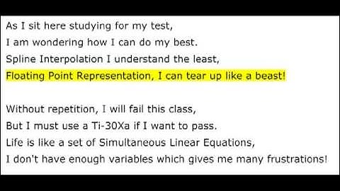 The Numerical Methods Rap