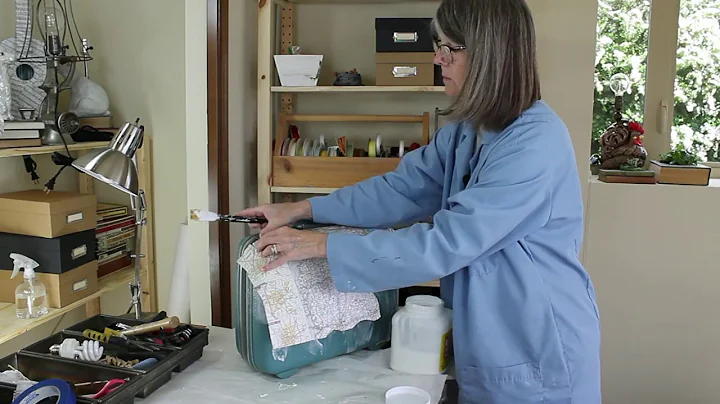 Decoupage Suitcases (Homemade Mod Podge Experiment)