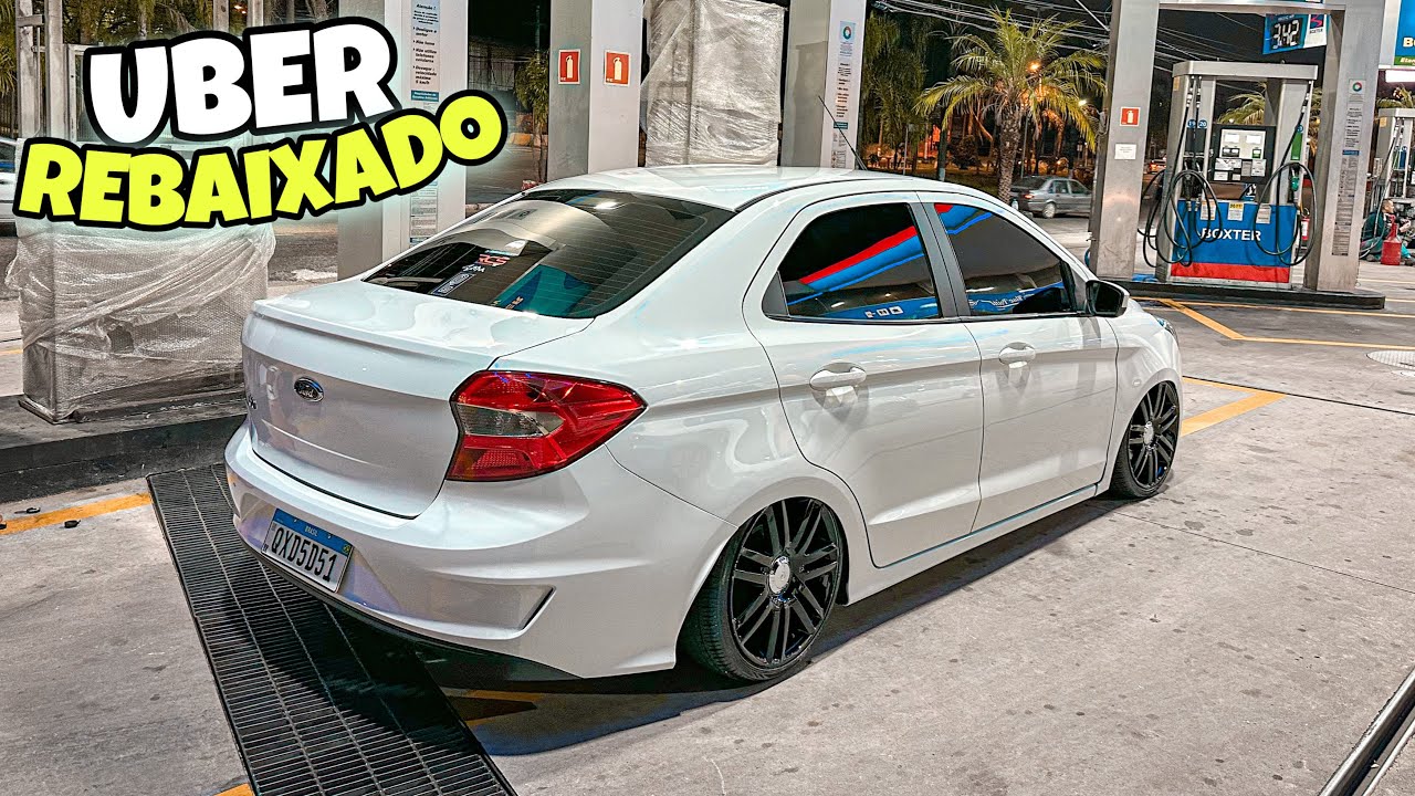UBER PODE TER CARRO REBAIXADO? FORD KA COM SUSPENSAO A AR E TRABALHA NA UBER