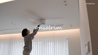 Welcome a new spring | Cleaning the ceiling fan | Organizing winter clothes with IKEA storage boxes