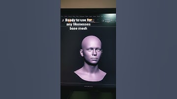 Ready to Use base mesh for any male likeness portrait project  in  #zbrush