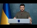 Звернення Володимира Зеленського наприкінці 31 дня повномасштабного вторгнення РФ.