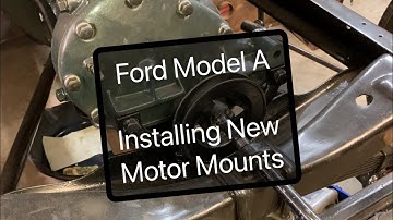 Model A How-to: Engine motor mounts replacement #ford #classiccars #car #fordmodela #restoration
