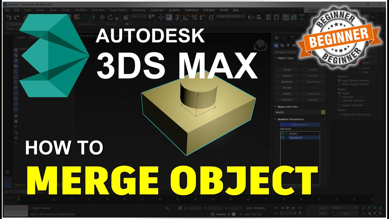 3ds Max How To Objects Tutorial - YouTube