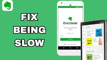 How To Fix And Solve Being Slow On Evernote App | Final Solution