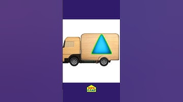 Learn Shapes With Wooden Truck #shorts #learnshapes #educationalvideo