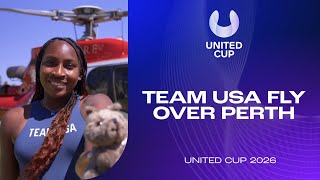 Team Usa Fly Over Perth United Cup 2026