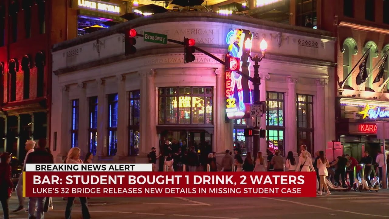 Operators of Luke Bryan’s Nashville bar say missing student Riley Strain was only served 1 alcoholic