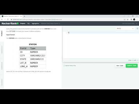 HackerRank SQL || Weather Observation Station 14 || SQL Learning