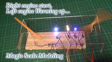 Prototype to electrify Revell and Tamiya 1/32 Mosquito
