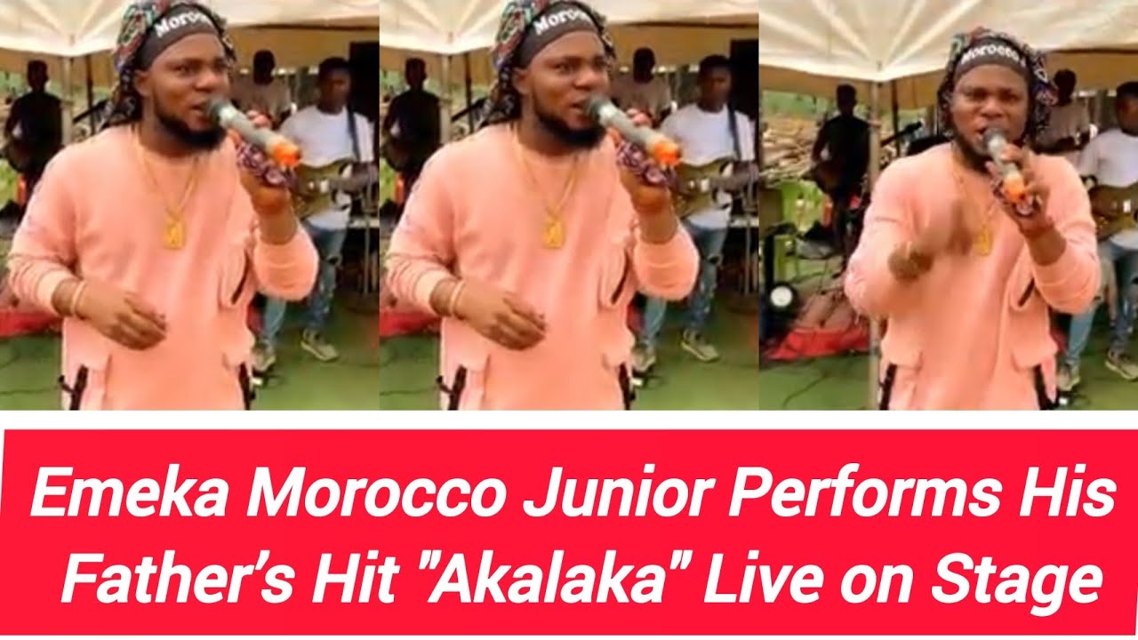 Emeka Morocco Junior Performs His Father’s Hit 