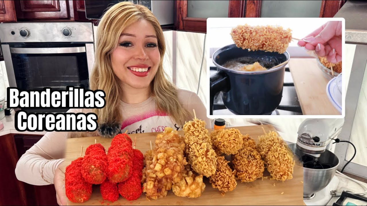 La mejor receta de BANDERILLAS COREANAS paso a paso 