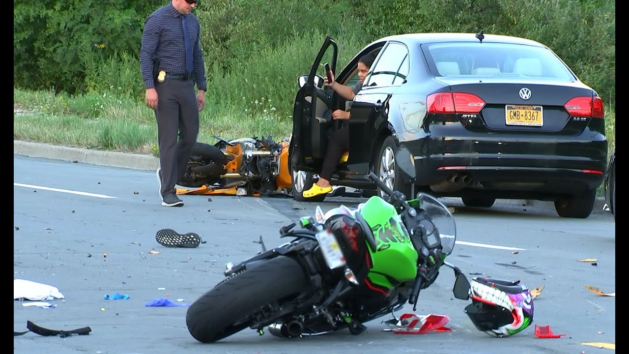 Multi Vehicle Motorcycle Crash Wallkill YouTube