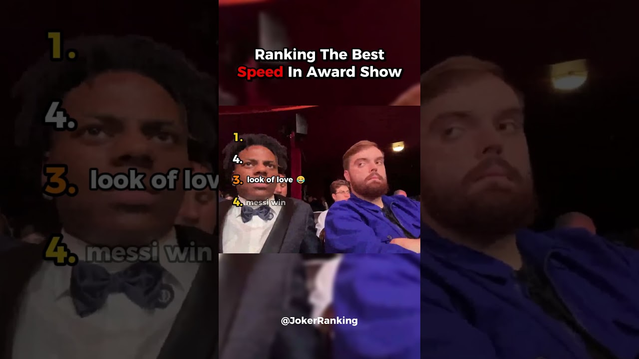 Ranking Best Speed In Award Show 😱😂