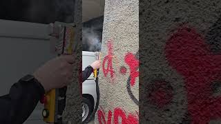 Graffiti Entfernungs Test In Zürich