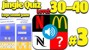 Jingle Quiz ‪Game Level  30 - 40 Complete Answers  Gameplay Name that jingle (iOS-Android)