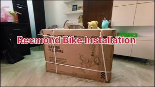 Recmond Bike Installation Full Video #gym equipment installation #fitness equipment #youtube #repair